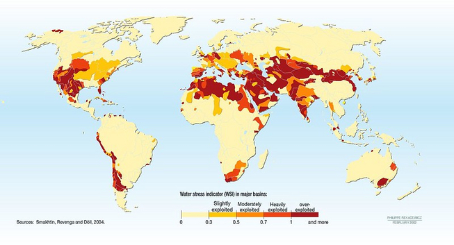 Wasser-Last-Index weltweit