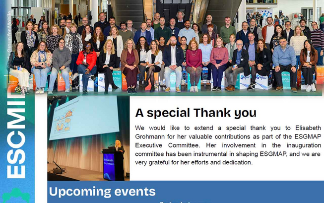 ©ESGMAP Newsletter, April 2026 (edited) News_grohmann26_ESCMID_2