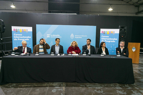 Conference at the Argentine Education Ministry