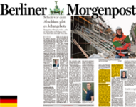 Berliner Morgenpost 19.08.2017 / Anna Klar; Hervorgehoben: Auslandsstudium an der UCA
